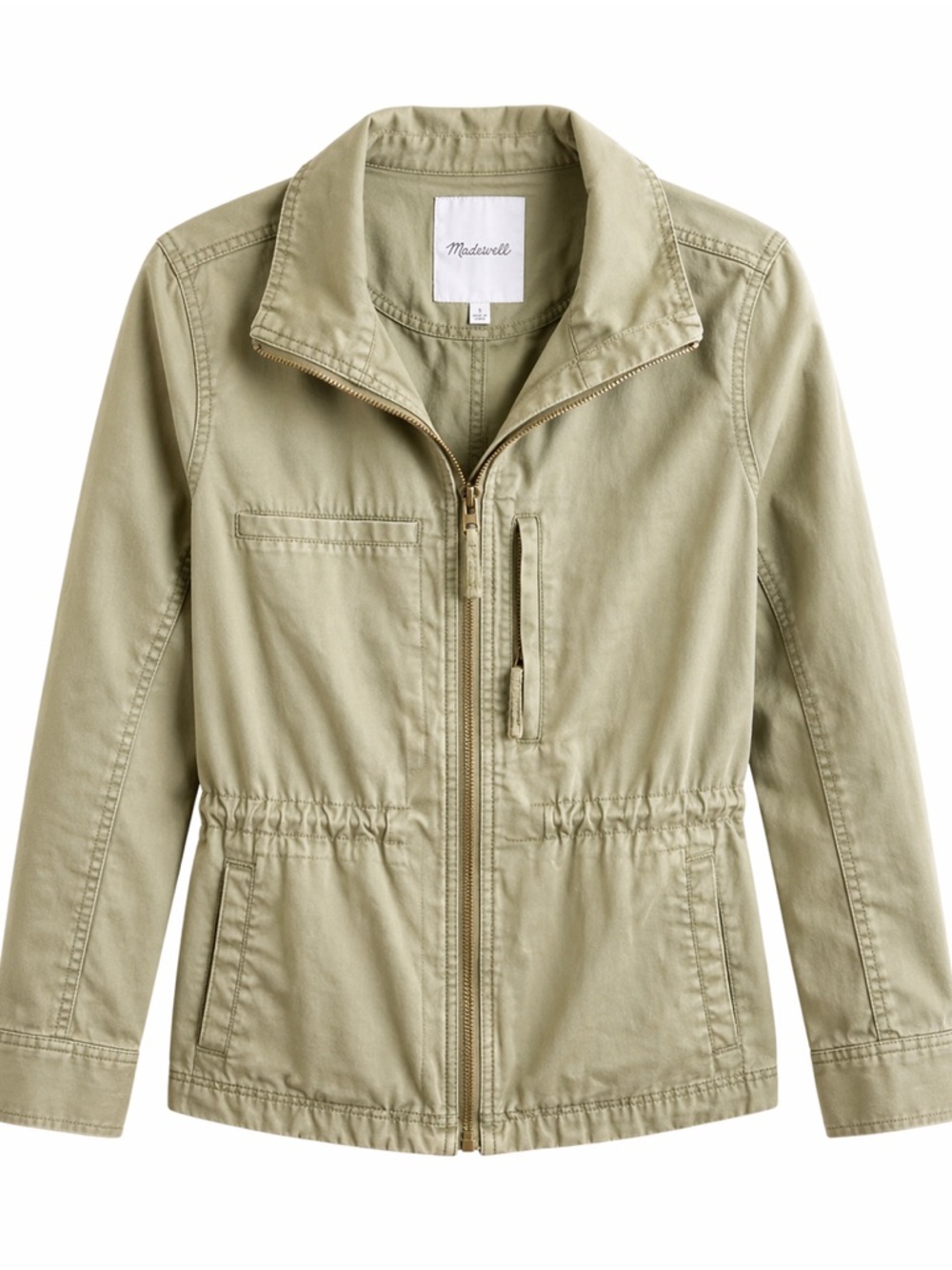 Madewell Women’s Olive Green Utility Jacket Size Small | Casual Lightweight